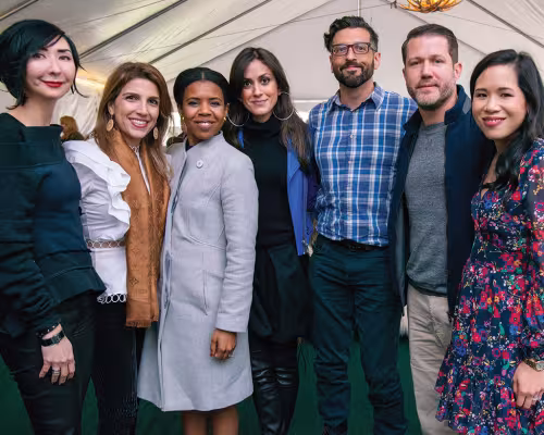 Carrie Brandsberg-Dahl, Neekie Kashani, Claire Thielke, Heidi Kashani, Jose Montemayor and Ryan and Stephanie Fleck