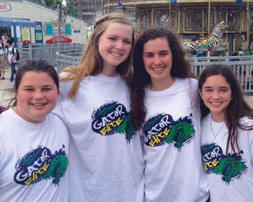 Claire Lilly, Mary Bass McConn, Mary Alex Khater and Megan Zenner