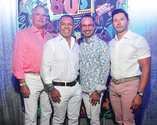 Richard Werner, Tony Bravo, Johanes LeBlanc and Jorge Cantu