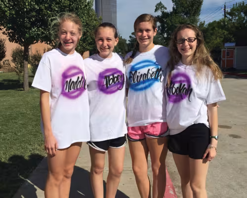 Madeleine Baird, Abigail Thorne, Elizabeth Fisher and Rebekah Stephens