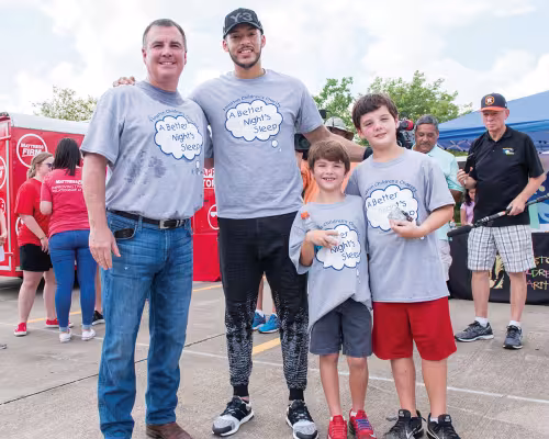 Rob Ball, Carlos Correa, Layton Ball, Hayes Ball