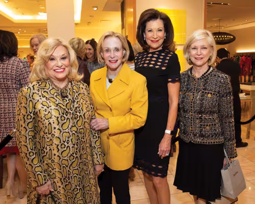 Sydney Faust, Carolyn Mann, Betty Hrncir and Ann Bookout