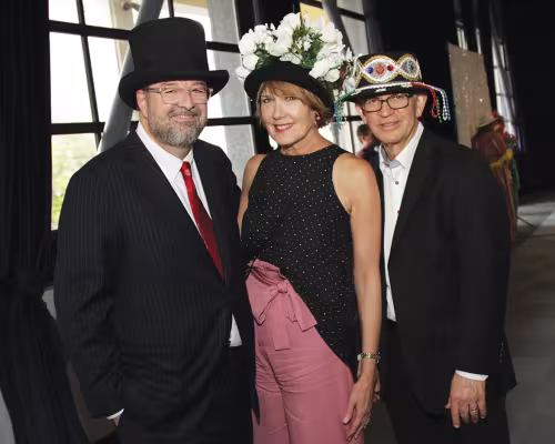 Dr. Bob and Ellen Sanborn and Buddy Steves