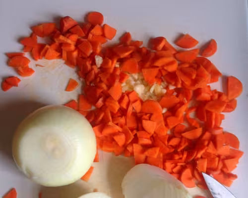 carrots and onions