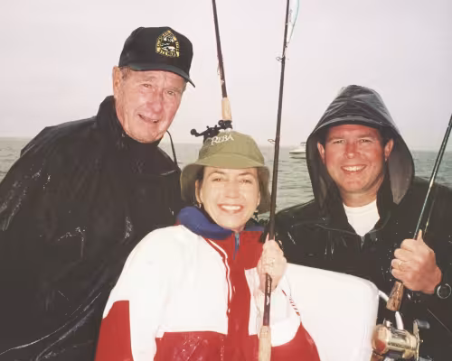 John Lisenby, Nancy Lisenby, George H.W. Bush,