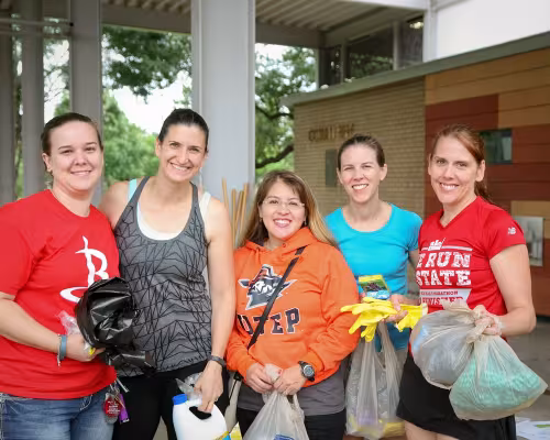 (From left) Jessica Littlejohn-Knox, Amanda Sorena, Michelle LaBombera, Christi Megow, Bonnie Bibeau