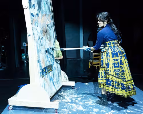 Geraldina Interiano Wise painting