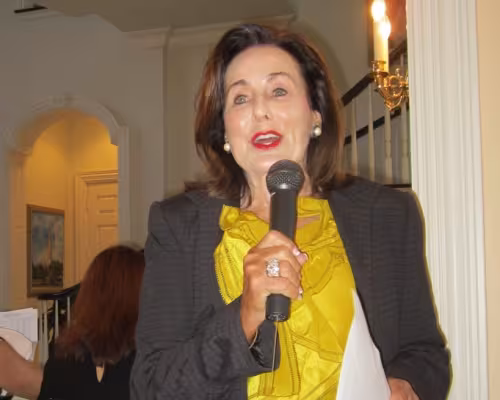 Houston Symphony League president Betty Tutor