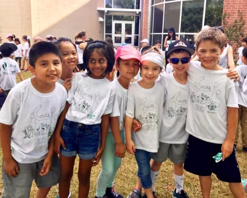 Condit first graders at field day