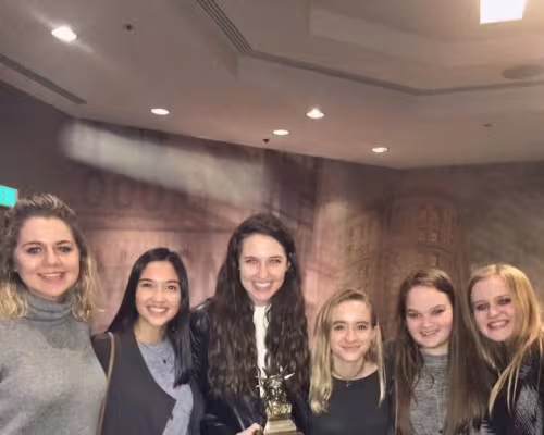 Madeline Nassif, Sarah Bobb, Catherine Buthod, Catherine Gassiot, Marissa Barnes, Julia Calaway