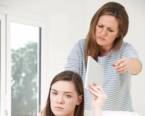Parent confiscating technology