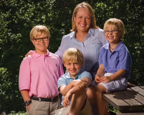 Michael, Mack, Brooke and William Halverson