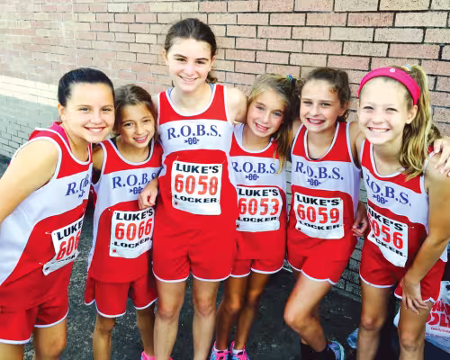 River Oaks Baptist School cross country team