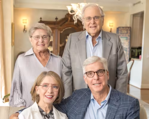 Honorees are Barbara and Barry Lewis and Sharon and Brad Rauch