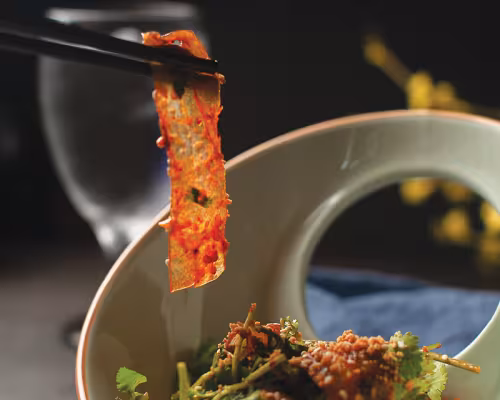 Sliced Beef and Oxtail Tongue in Chili Sauce