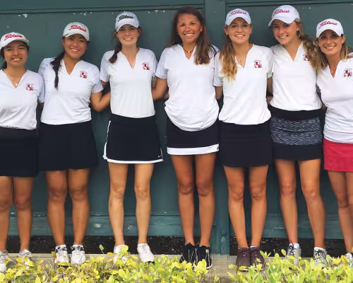 Memorial Mustangs girls golf team