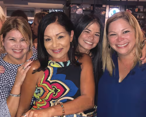 Gisselle Matta, Annette Oller, Alba Nydia Díaz, Ileana Lopez and Aileene Chovanec