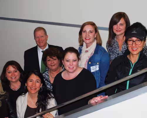 Patty Busmire, Becky Robertson, Marissa Klussmann, Warren Matthews, Cece Thompson, Casey Rowe, Debra Aitken, Kimberly Morris and Michelle Majewski