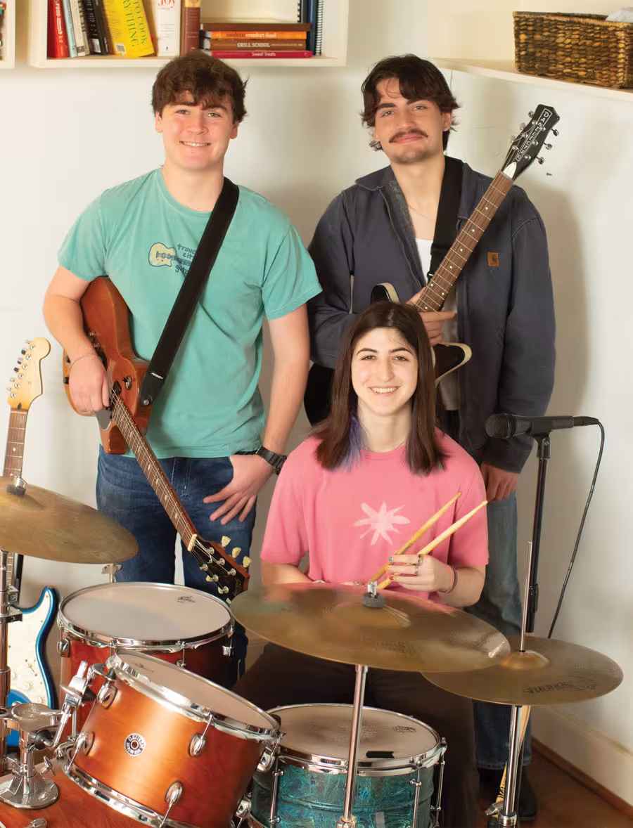 Bo Farnell, Lily Pesikoff, and Evan Loftin