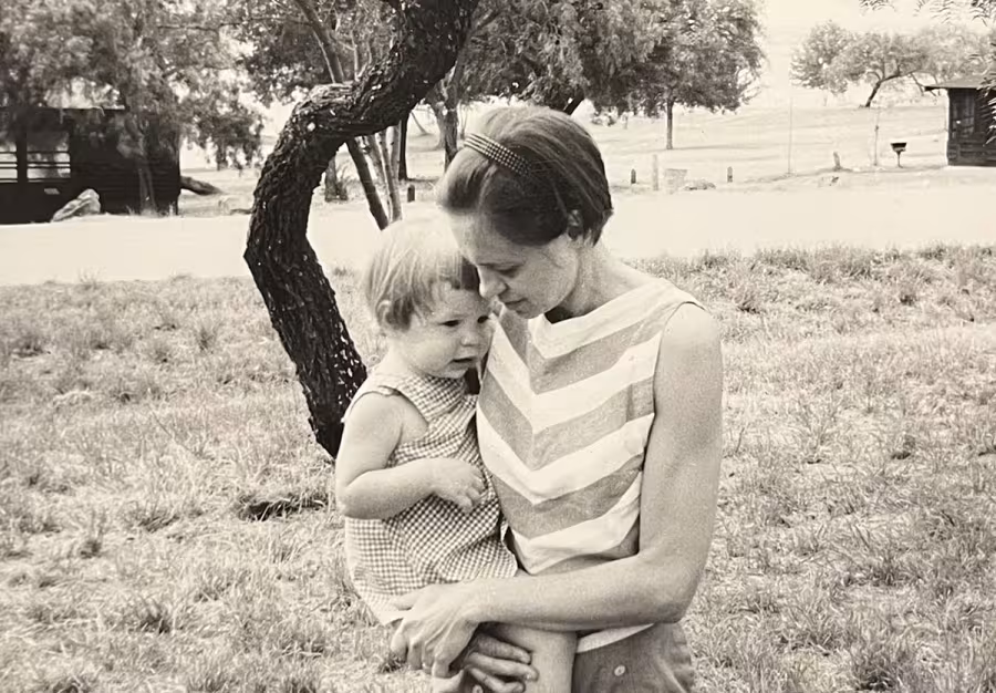 Becky Luman and Mamma