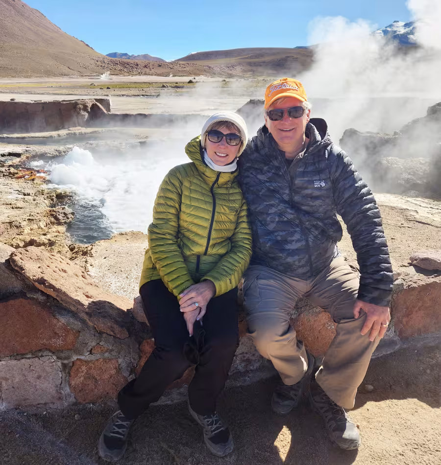 Lili Rubin and Dennis Langlois