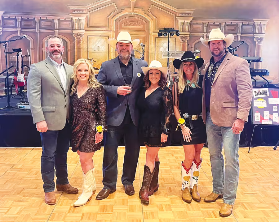 Derek and Rebekah James, Steven Fergus and Kristin Thomas, and Kim Huston and Ellis Taylor