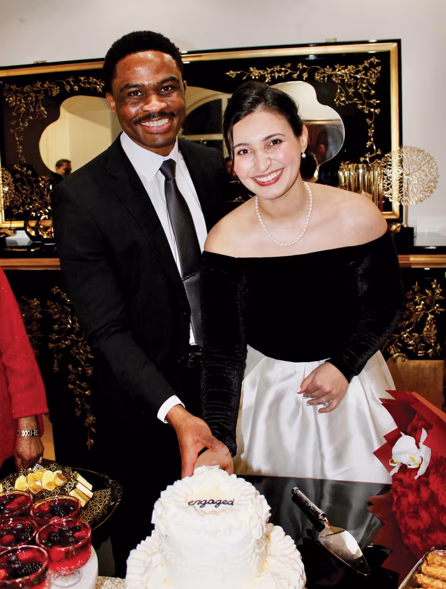 Chris Amadi and Elif Duran