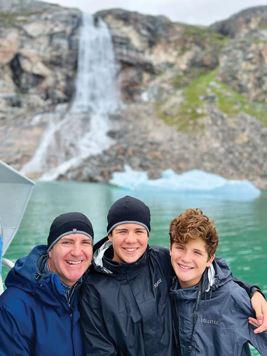 Kevin, Kevin Jr., and Sean Boyle